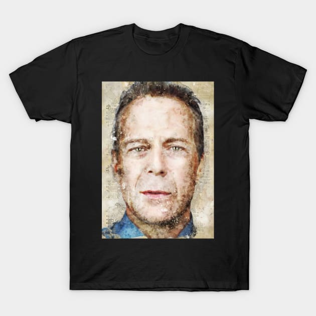 Bruce Willis T-Shirt by Durro